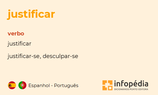 Justificar Definicao