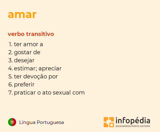 A Palavra Amar